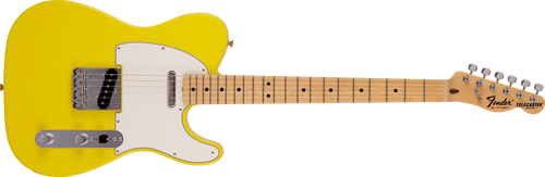 Fender Made in Japan Limited International Color Telecaster, Maple Fingerboard, Monaco Yellow w/ Gig Bag (d)