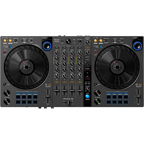 PIONEER DDJ-FLX6-GT 4-deck DJ Controller with 2 Track Playback Decks, 2 Sample Playback Decks, and Built-in USB Audio Interface
