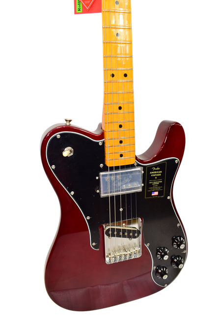 Fender Limited Edition American Vintage II 1977 Telecaster Custom, Maple Fingerboard, Wine w/ Case
