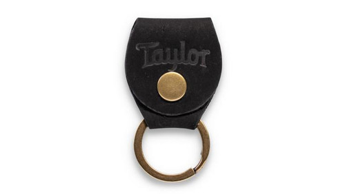 Taylor Key Ring w/ Pick Holder, Black Nubuck