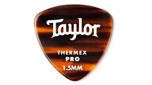 Taylor Celluloid 351 Picks, Tort Shell, 1.21mm, 12-Pack