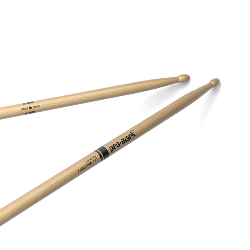 Promark Hickory 747 "Rock" Wood Tip Drumstick