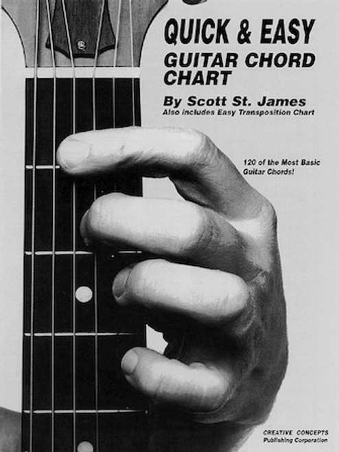 Hal Leonard Quick and Easy Guitar Chord Chart (HL00315149)