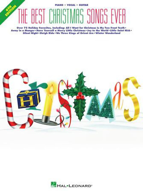 Hal Leonard The Best Christmas Songs Ever – 6th Edition