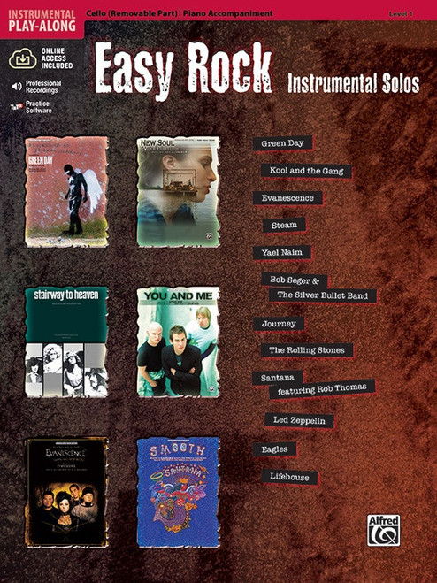 Easy Rock Instrumental Solos, Level 1 for Strings Cello