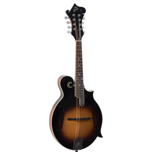 Loar LM-520 Performer Mandolin, F-Style, All Solid Hand Carved, Vintage Sunburst