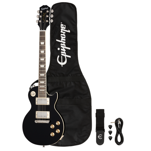 Epiphone Power Players Les Paul (Incl. Gig bag, Cable, Picks), Dark Matter Ebony