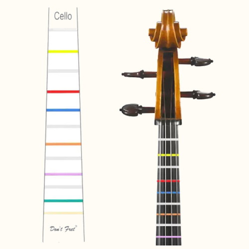 Don't Fret 3/4 Cello Don't Fret Finger Position Markers