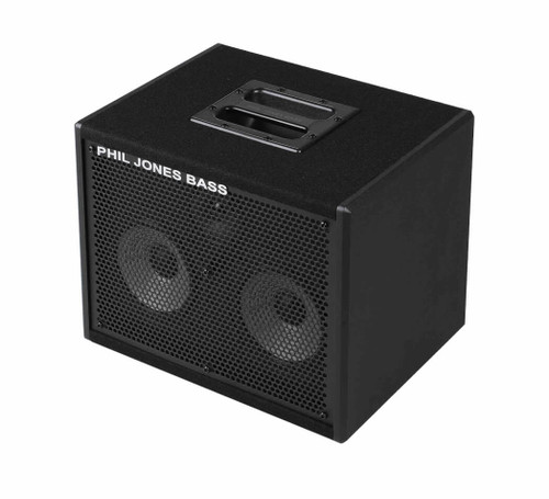 Phil Jones Bass CAB 27 200W 8 ohm Cabinet - 2x7" + 3” Tweeter, Black