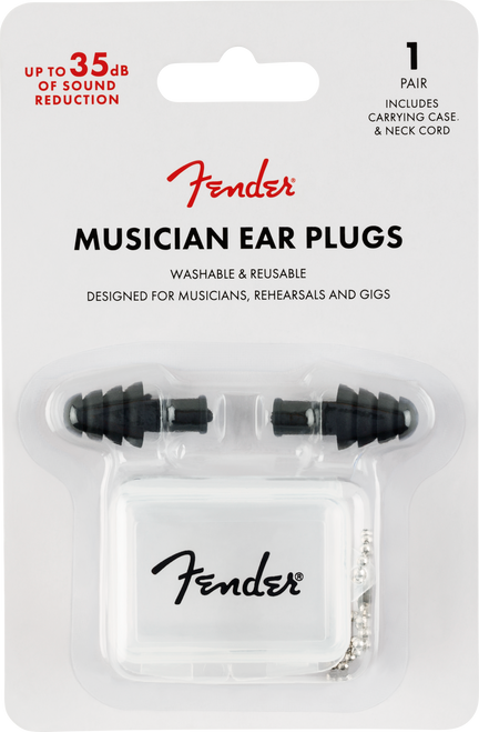 Fender Musician Series Ear Plugs,  Black