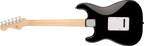 Squier by Fender Sonic Stratocaster, Maple Fingerboard, White Pickguard, Black