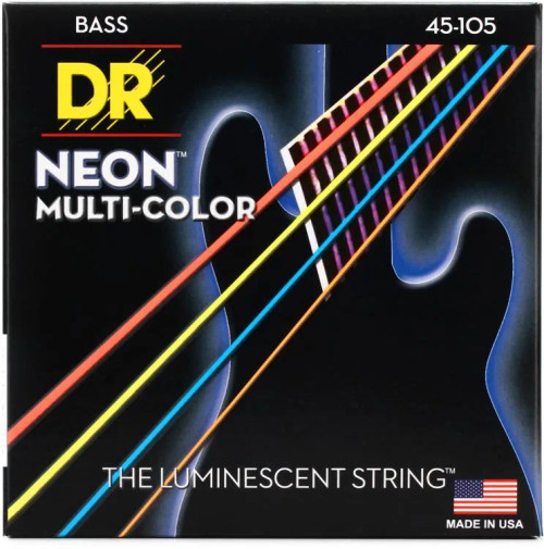 DR NICKEL LO-RIDER - Nickel Plated Bass Strings: Medium 45-105