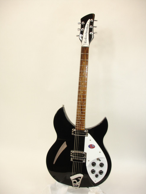 Rickenbacker 330 Thinline Semi-Hollow Electric Guitar - JetGlo