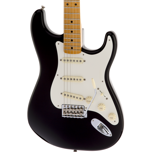 Fender Eric Johnson Stratocaster® Electric Guitar, Black, Maple Fretboard with Hardshell Case
