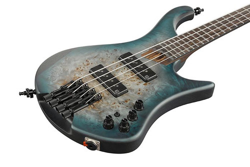 Ibanez EHB Ergonomic Headless 4-String Arctic Ocean Matte w/ Bag
