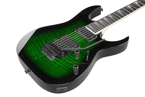 ポラショ Ibanez Gio GRX70QA Electric Guitar - Transparent Emerald