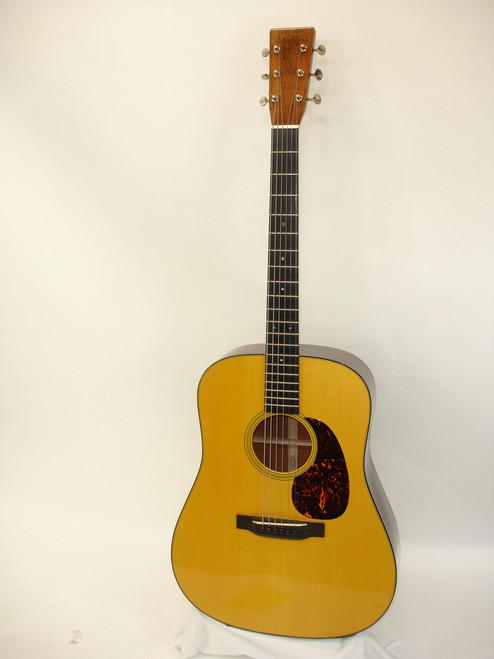 2013 Martin D-18 Authentic 1939 Dreadnought Acoustic Guitar, Natural w/ Case - Previously Owned