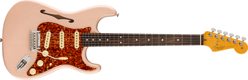 Fender American Professional II Stratocaster® Thinline, Rosewood Fingerboard, Transparent Shell Pink w/ Deluxe Molded Case
