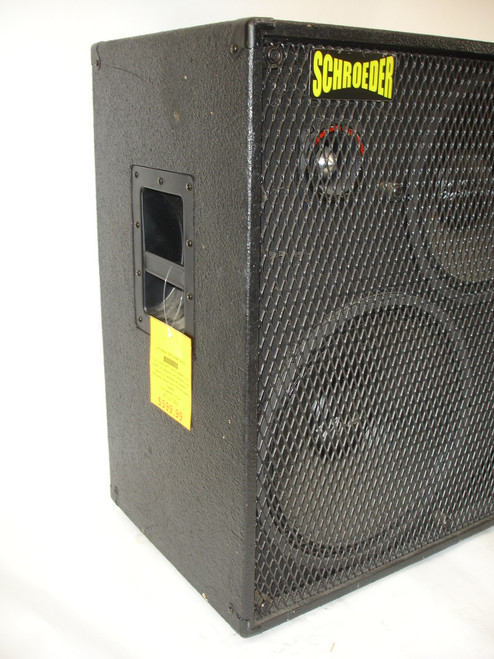 Schroeder 1215 100-Watt 4 Ohm Bass Speaker Cabinet - Previously Owned