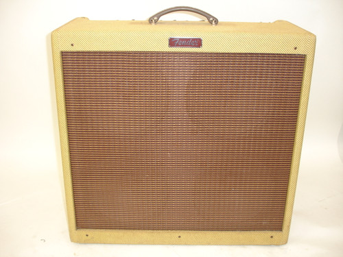 1995 Fender Blues DeVille 4x10" Combo Guitar Amp, Tweed w/ Cover & Footswitch - Previously Owned