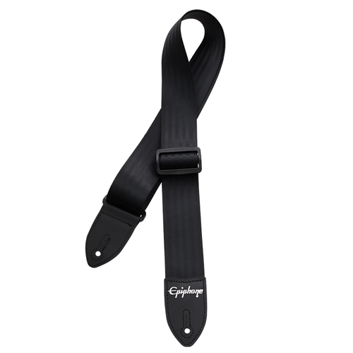 Epiphone Seatbelt Guitar Strap, Black, 0