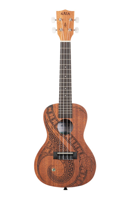 Kala KAGUIDANCEC Concert Satin, Mahogany, Mahogany Laser Etch w/ Bag