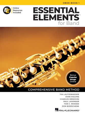 2025 Essential Elements for Band  Oboe Book 1 with Online Resources