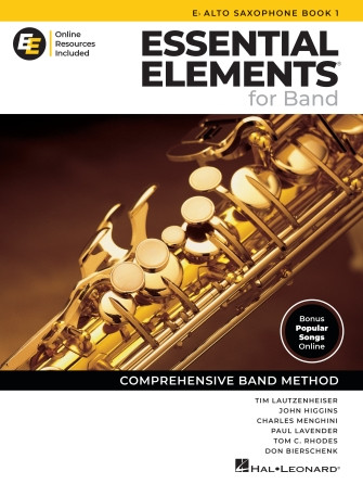 2025 Essential Elements for Band - Eb Alto Sax Book 1 with Online Resources
