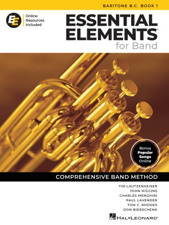 2025 Essential Elements for Band - Baritone B.C. Book 1 with Online Resources