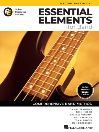 2025 Essential Elements for Band - Electric Bass Book 1 with Online Resources