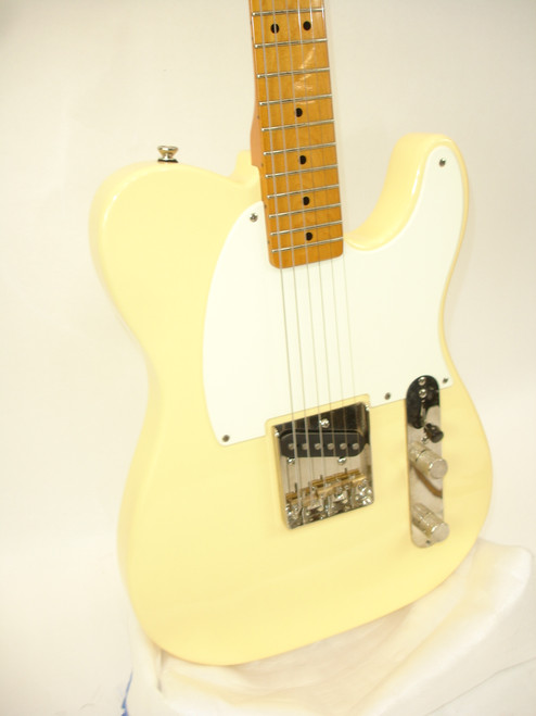 2020 Squier FSR Classic Vibe '50s Esquire Electric Guitar, Maple Fingerboard, Vintage White - Previously Owned