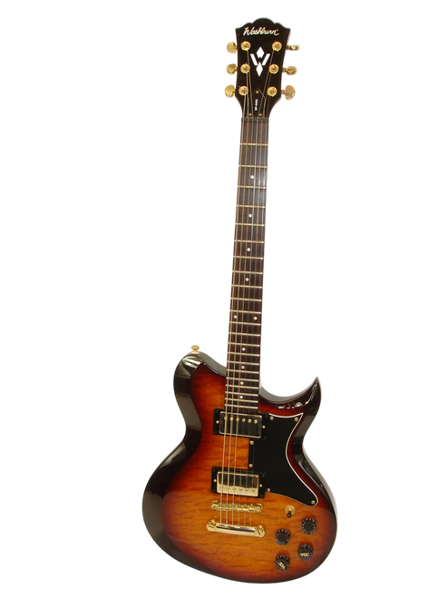 Washburn WI64DL Idol Deluxe Electric Guitar, Vintage Sunburst WI-64DL - Previously Owned Washburn WI64DL Idol Deluxe Electric Guitar, Vintage Sunburst WI-64DL - Previously Owned