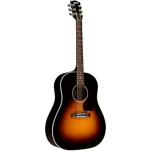 Gibson J-45 Standard Acoustic-Electric Guitar - Vintage Sunburst with Hard Shell Case