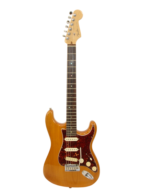 2008 Fender American Deluxe Stratocaster Electric Guitar, Rosewood Fingerboard, Amber - Previously Owned 2008 Fender American Deluxe Stratocaster Electric Guitar, Rosewood Fingerboard, Amber - Previously Owned