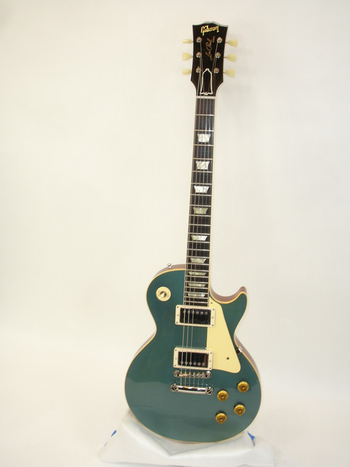 2014 Gibson Custom Shop 1957 Les Paul Standard R7 Reissue Gloss - Guitar Center Exclusive, Pelham Blue Top w/ Case - Previously Owned