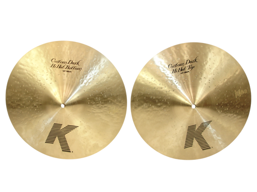 Zildjian K Custom Dark 14" Hi-Hat Cymbals (Pair) - Previously Owned