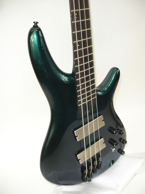 Ibanez SRMS720 Bass Workshop Multi-Scale 4-String Electric Bass Guitar, Blue Chameleon - Previously Owned