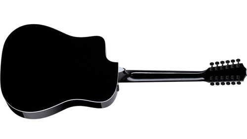 Taylor Somos 250ce Plus BLK "Doce Doble" 12-string, Black Finish with Case