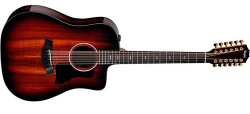 Taylor Somos 260ce-K DLX Bajo Quinto 10-string, Koa with Deluxe