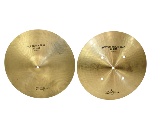 Zildjian 14" Quick Beat Hi-Hat Cymbals (Pair) - Previously Owned Zildjian 14" Quick Beat Hi-Hat Cymbals (Pair) - Previously Owned