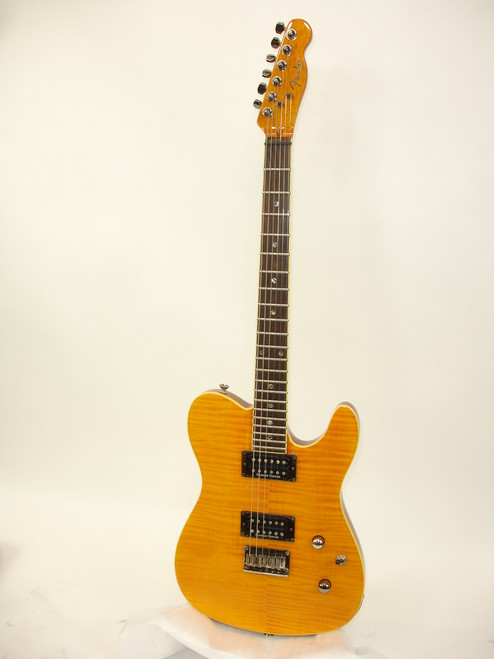 Fender Special Edition Custom Telecaster FMT HH Electric Guitar, Rosewood Fingerboard, Amber MIK w/ Bag - Previously Owned