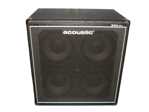 Acoustic Control Corp. B410 MKII 600-Watt Power Handling 4×10″ Bass Guitar Speaker Cabinet - Previously Owned Acoustic Control Corp. B410 MKII 600-Watt Power Handling 4×10″ Bass Guitar Speaker Cabinet - Previously Owned