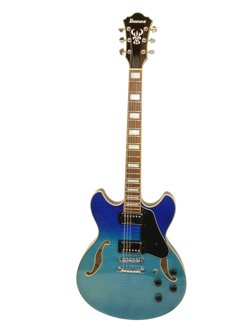 Ibanez Artcore AS73FM Semi-hollow Electric Guitar, Azure Blue Gradiation - Previously Owned