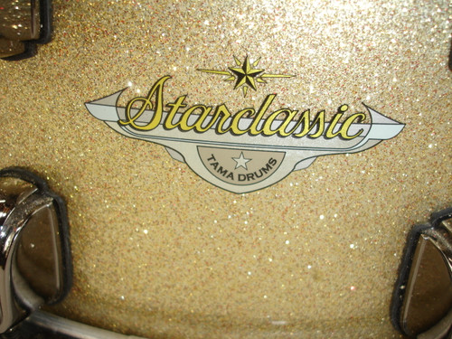Tama Starclassic All Bubinga Shell Champagne Sparkle 14x6.5" Snare Drum - Previously Owned