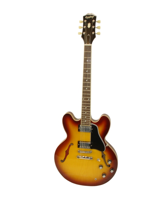 2021 Epiphone ES-335 IG Semi-Hollow Electric Guitar, Ice Tea Sunburst - Previously Owned 2021 Epiphone ES-335 IG Semi-Hollow Electric Guitar, Ice Tea Sunburst - Previously Owned