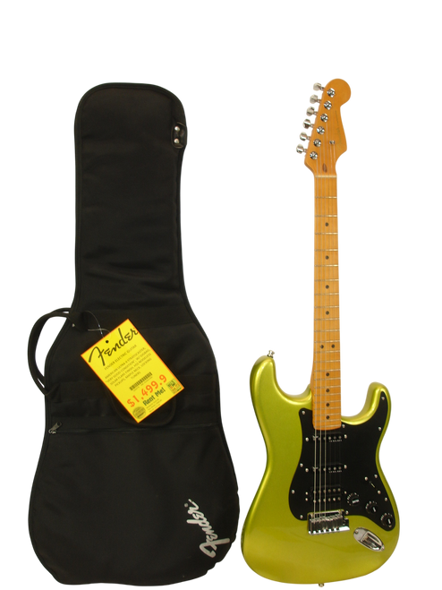 2024 Fender American Ultra II Stratocaster HSS Electric Guitar, Maple Fingerboard, Solar Flare w/ Bag - Previously Owned 2024 Fender American Ultra II Stratocaster HSS Electric Guitar, Maple Fingerboard, Solar Flare w/ Bag - Previously Owned