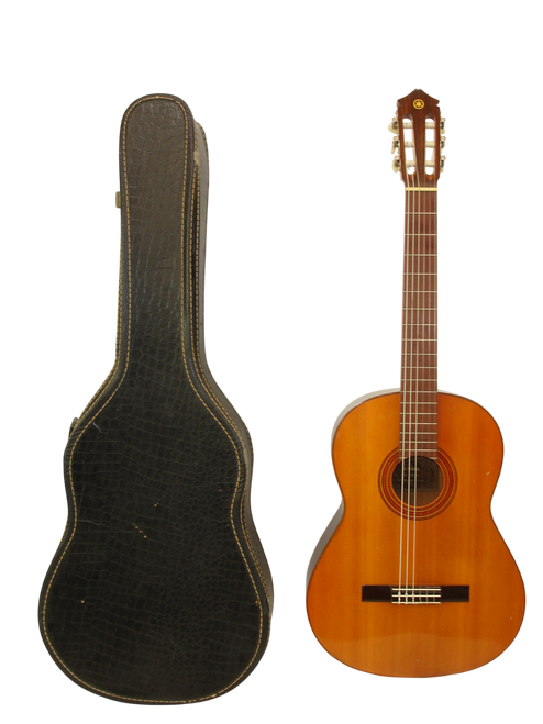 Vintage Yamaha G-50A Classical Acoustic Guitar, Natural w/ Chipboard Case - Previously Owned