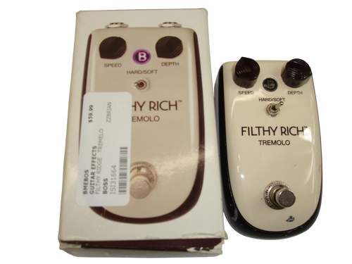 Billionaire by Danelectro BT-1 Filthy Rich Tremolo Guitar Effects Pedal w/ Box - Previously Owned