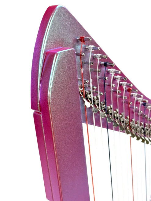 Rees Harpsicle Harp - 26 strings, No levers, Black Sparkle