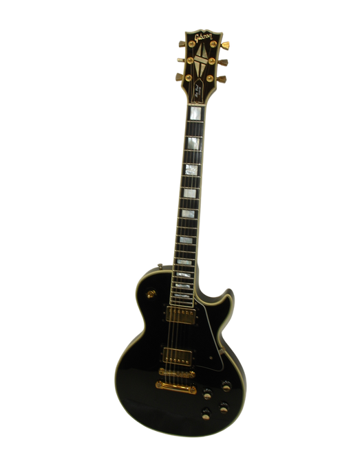 Vintage Early 70's Gibson Les Paul Custom Electric Guitar, Ebony w/ Case - Previously Owned